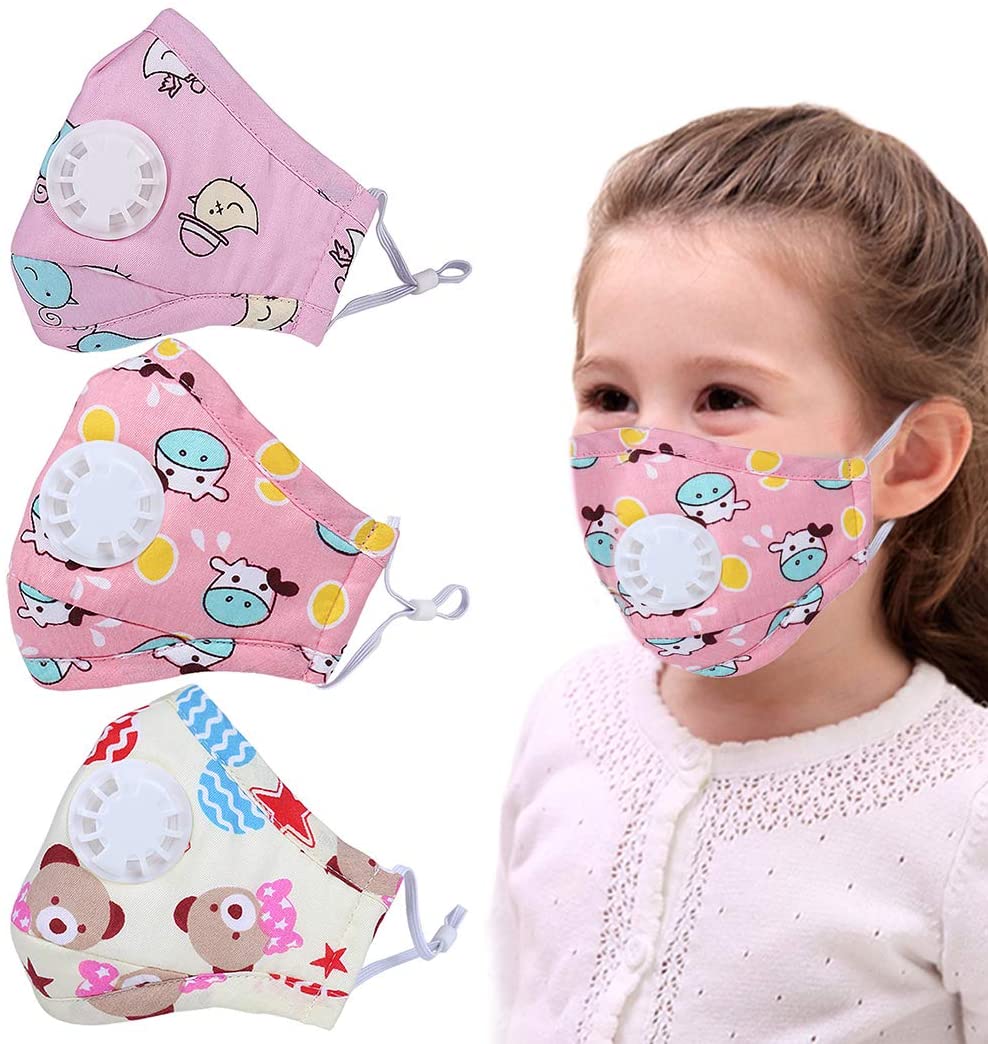 Kids 3 Pack Cloth Face Masks