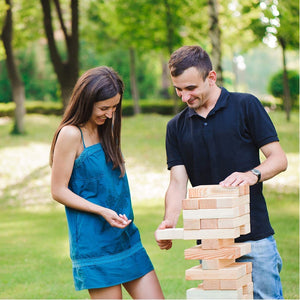 Giant Wooden Tumbling Timbers Stacking Game