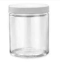 Load image into Gallery viewer, Glass Straight Sided Jars with Rib Lined Lid

