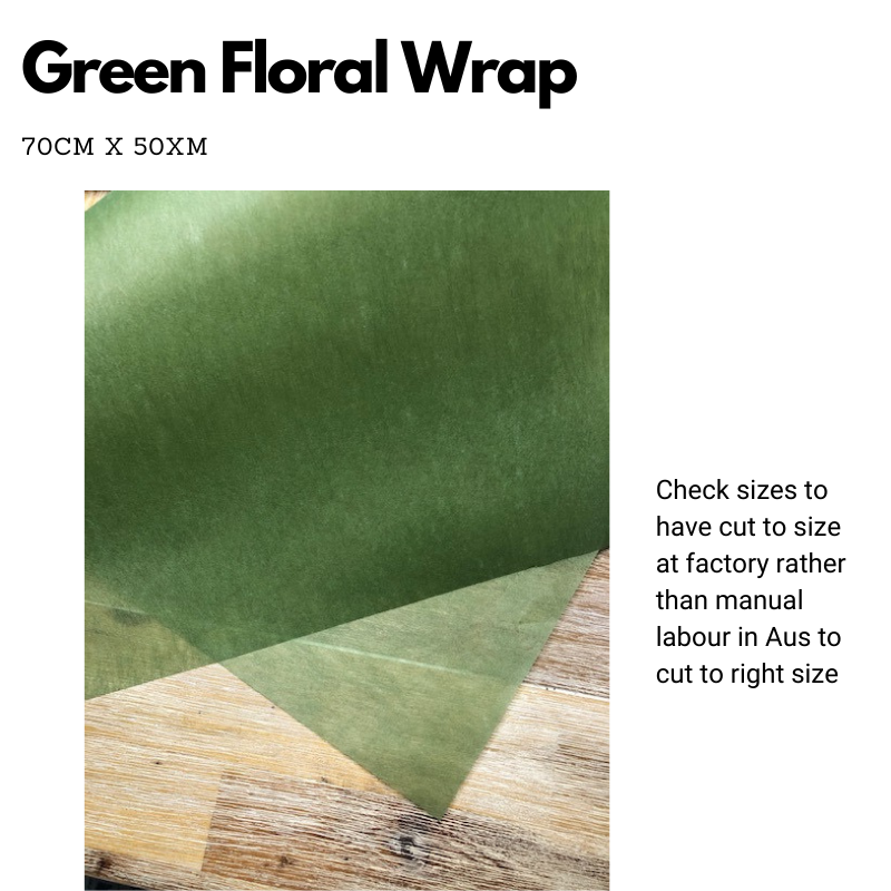 Green Floral Wrap