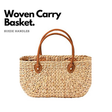 Load image into Gallery viewer, Woven Carry Basket
