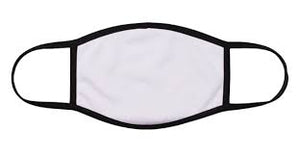 Adult Face Masks - Black Edging - FROM $3.20 each