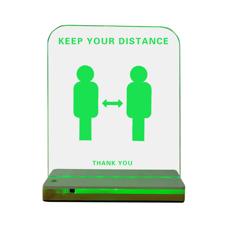Keep Safe Distance LED Sign