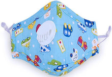 Load image into Gallery viewer, Kids 3 Pack Cloth Face Masks Blue

