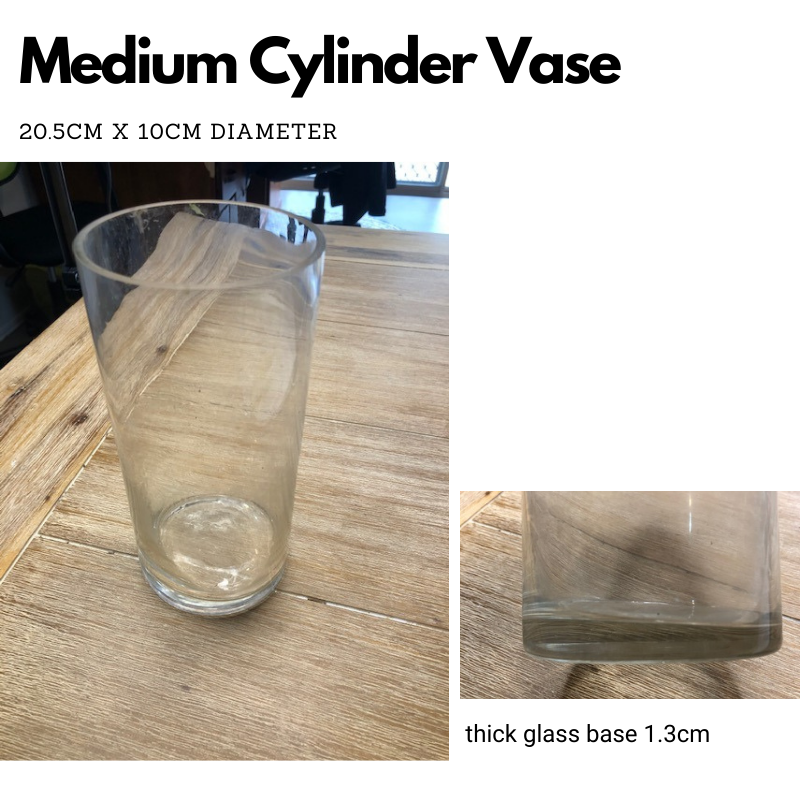 Medium Glass Cylinder Vase