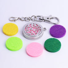 Load image into Gallery viewer, Essential Oil Diffuser Keychain
