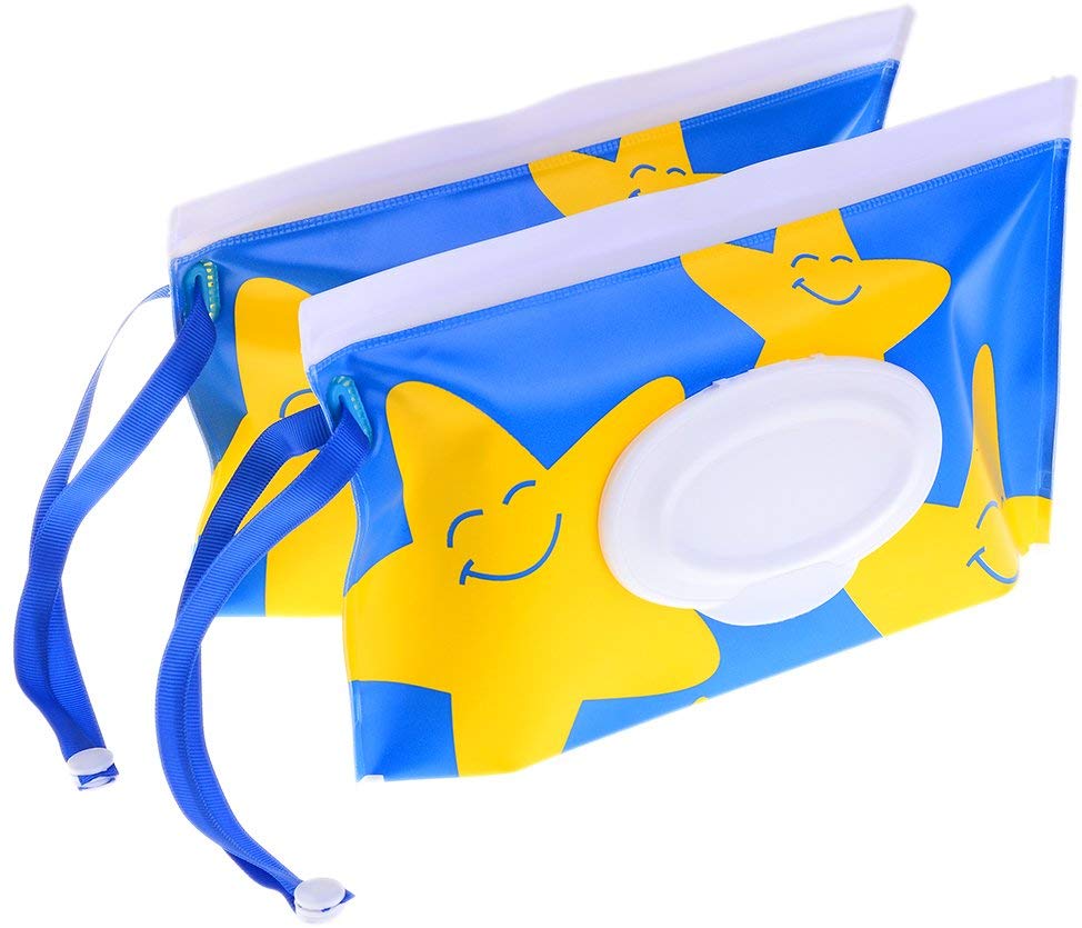 Kids Refillable Hand Wipes Pouch