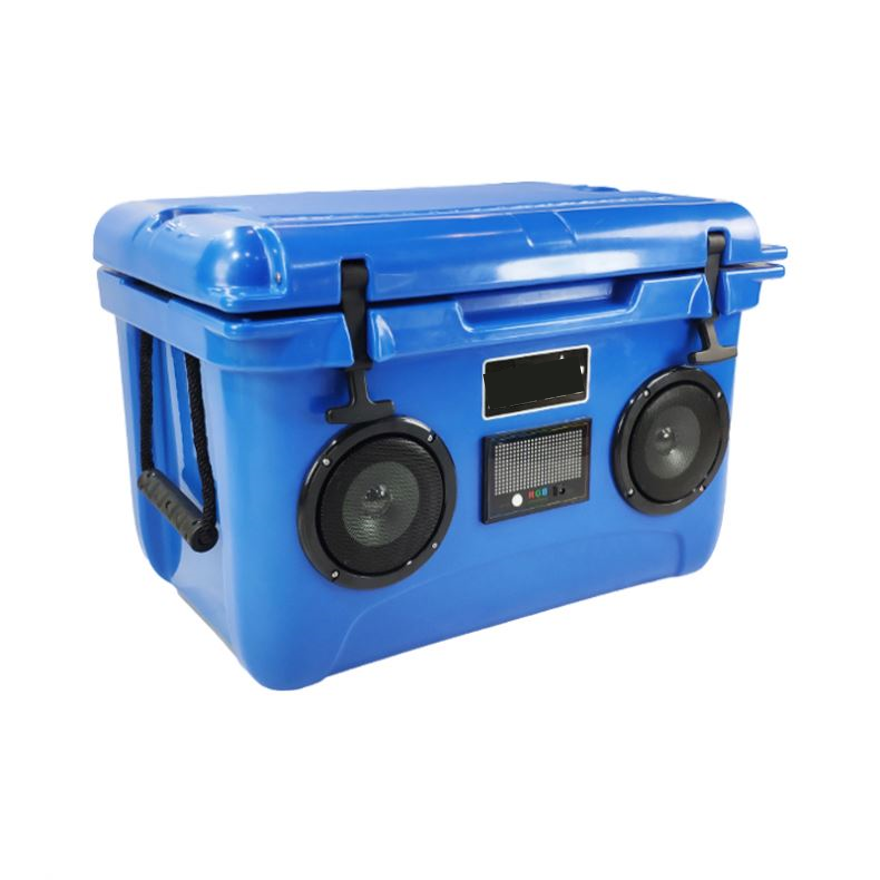 Hard Cooler with Built in Bluetooth Speakers