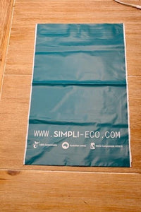Teal Eco Mailer Bags
