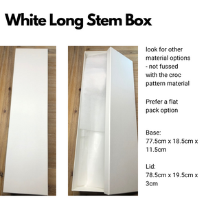 Hollywood White Stem Box x 3