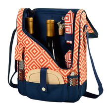 Load image into Gallery viewer, Wine and Cheese Picnic Cooler Bag
